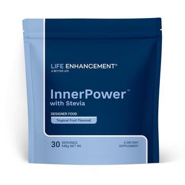 Life Enhancement InnerPower with Stevia |Amino Acids, B Vitamins, Choline, Folate, Minerals, and More | 30 Servings Life Enhancement uk supplements