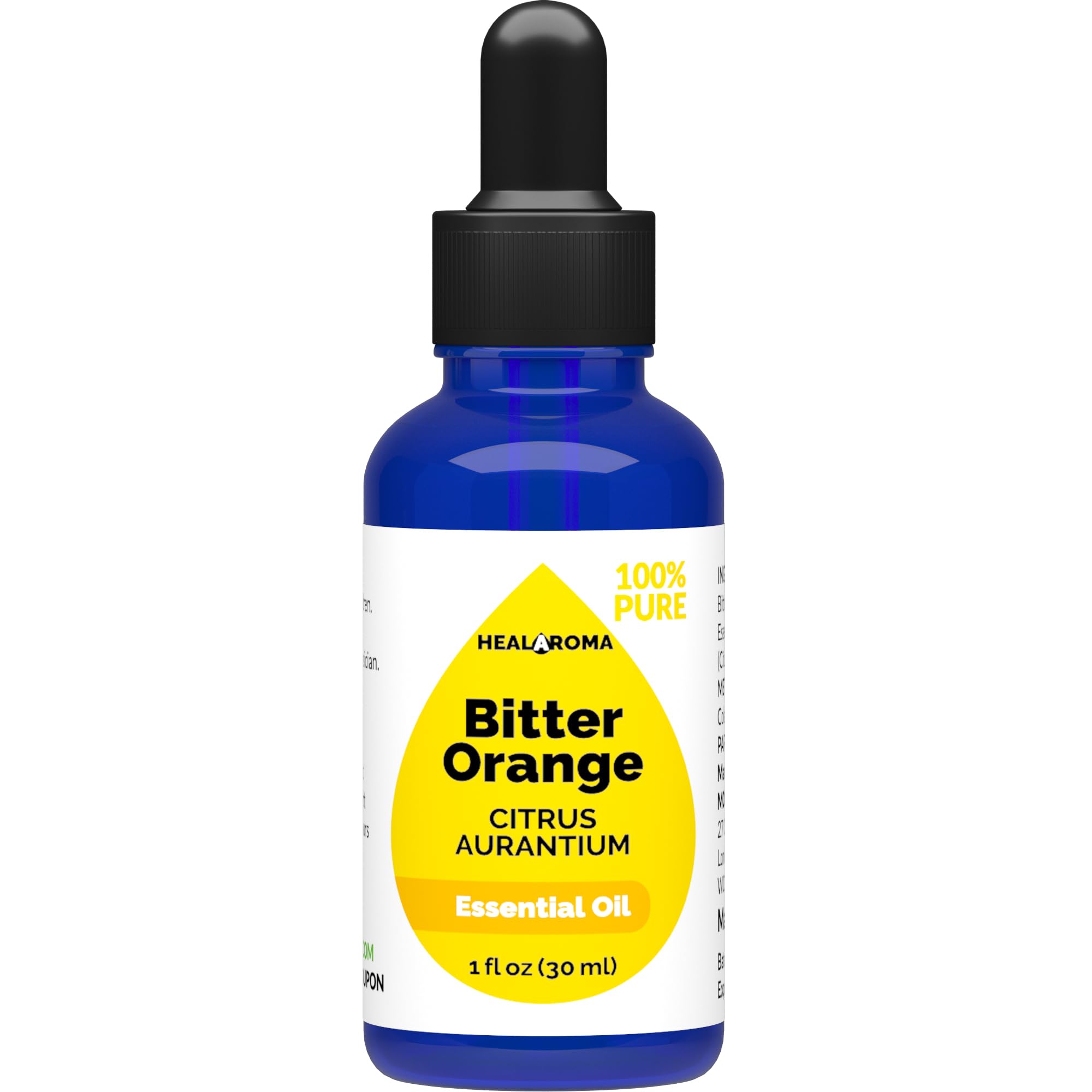 Bitter Orange Essential Oil 30 ml - 1 oz - Pure & Natural - with Pipette Dropper MONOHERB uk supplements