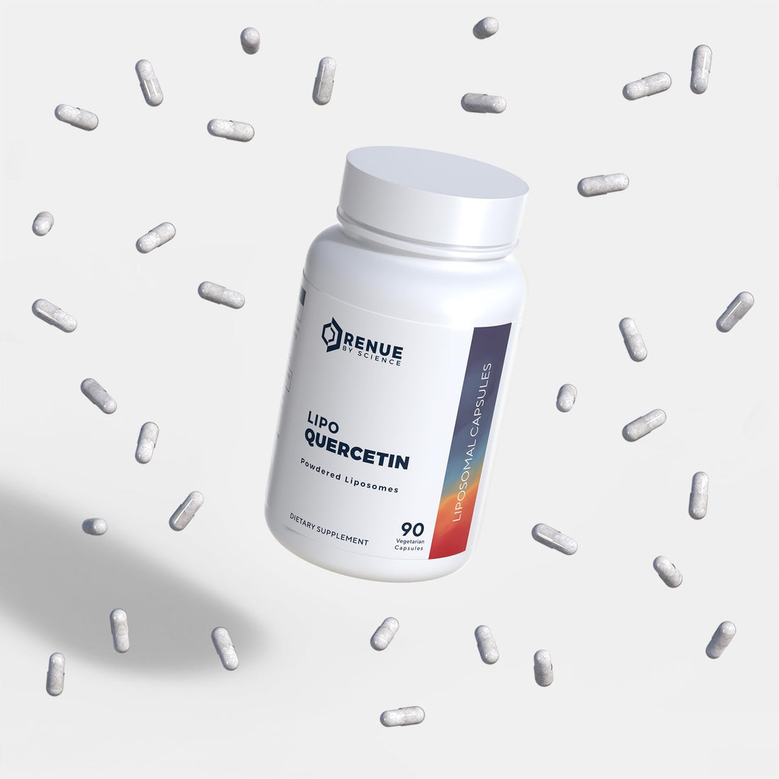 Renue By Science Quercetin | High Strength Liposomal Quercetin Supplements | 90 Quercitin Capsules - 150mg Quercetin per Serving | Non-GMO | Made in The USA & Third-Party Tested Renue By Science uk supplements