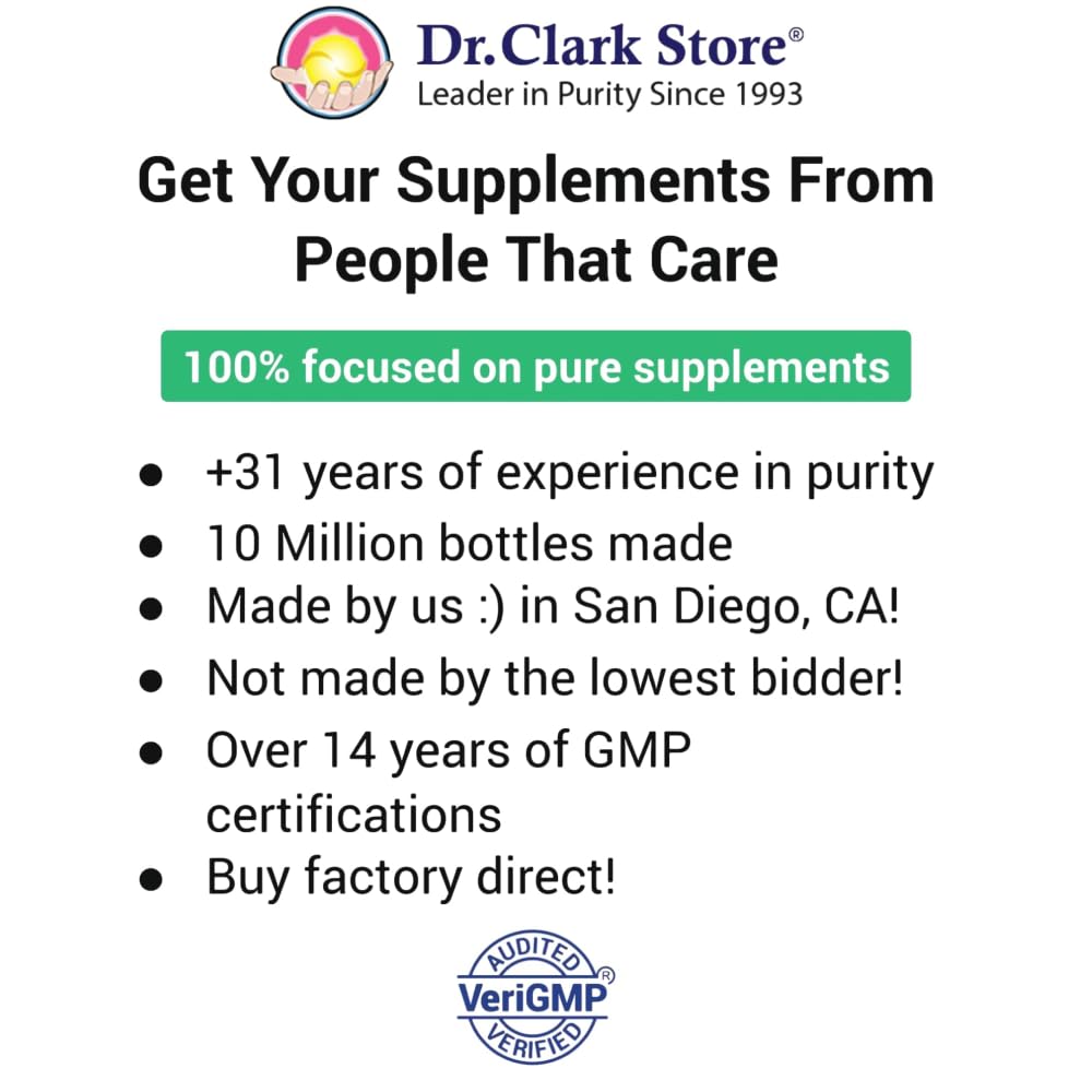 Dr Clark Green Black Walnut Blend - Freeze Dried Hull Dietary Supplement, Extra Strength Formula from All Natural Walnuts, Supports Healthy Intestinal Environment, 360mg, 50 Gelatin Capsules Dr Clark Store uk supplements
