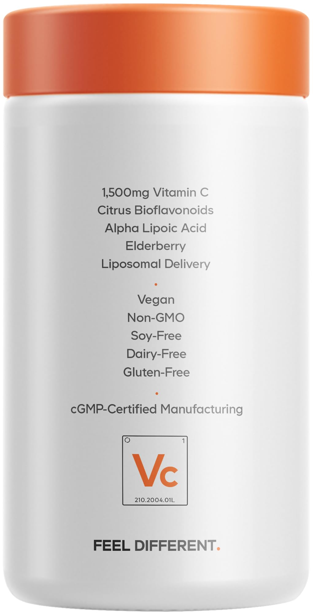 Codeage Liposomal Vitamin C 1500mg with Zinc, Elderberry, Citrus Bioflavonoids Grapefruit, Lemon, Orange Powder, Quercetin & Rose Hips Fruit – Vegan Supplement - Non-GMO, Vegan Pills, 180 Capsules Codeage uk supplements