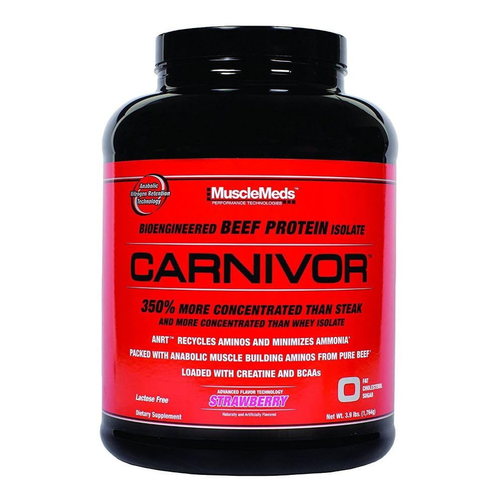 MuscleMeds Carnivor Hydrolyzed Beef Protein Isolate, 0 Lactose, 0 Sugar, 0 Fat, 0 Cholest MuscleMeds uk supplements