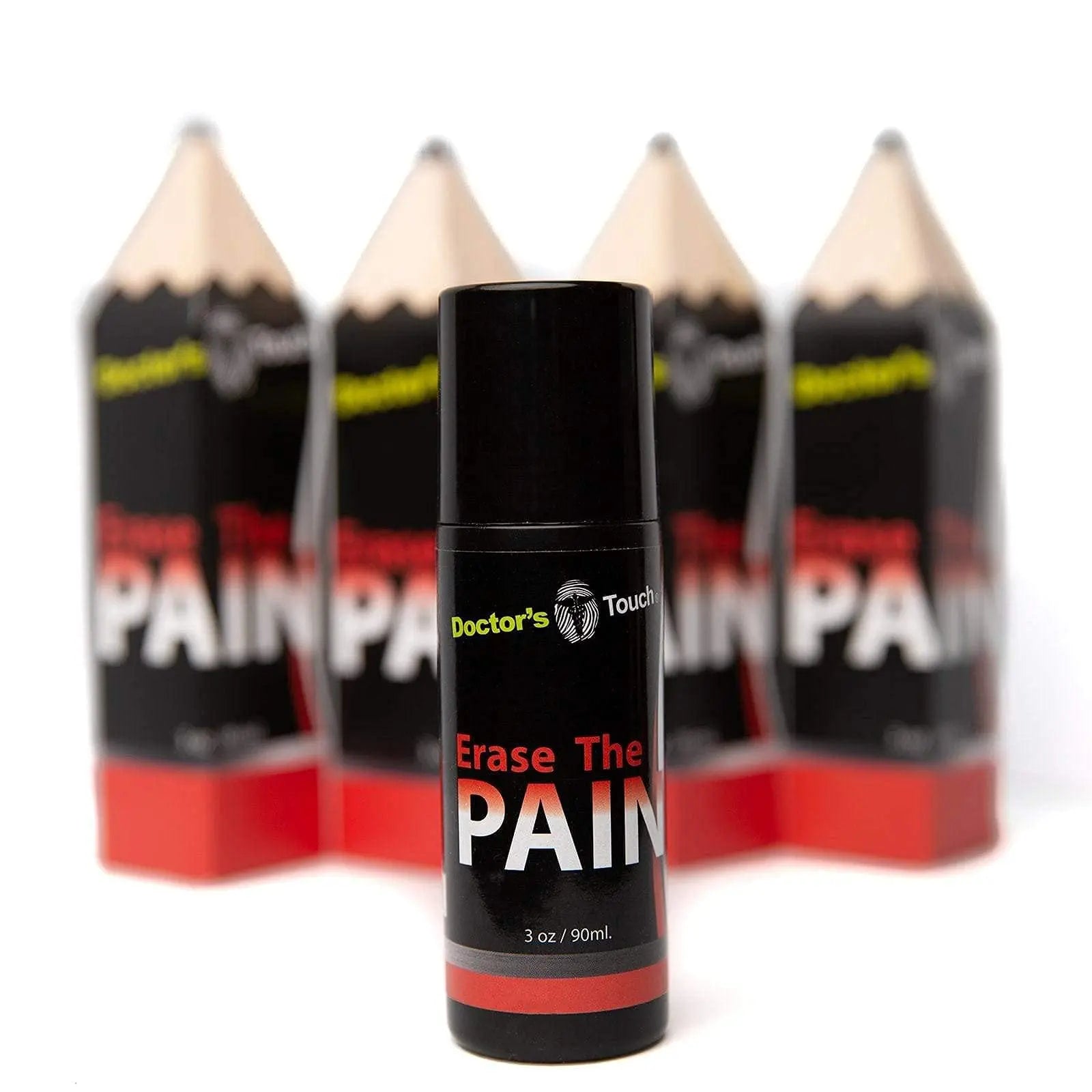 Doctor's Touch Erase The Pain Relief Roll On - Fast Acting Topical Pain Relief Roll On for Nerves, Joints, All Muscle Soreness and Discomfort - Roll on Muscle Pain Relief Doctor's Touch uk supplements