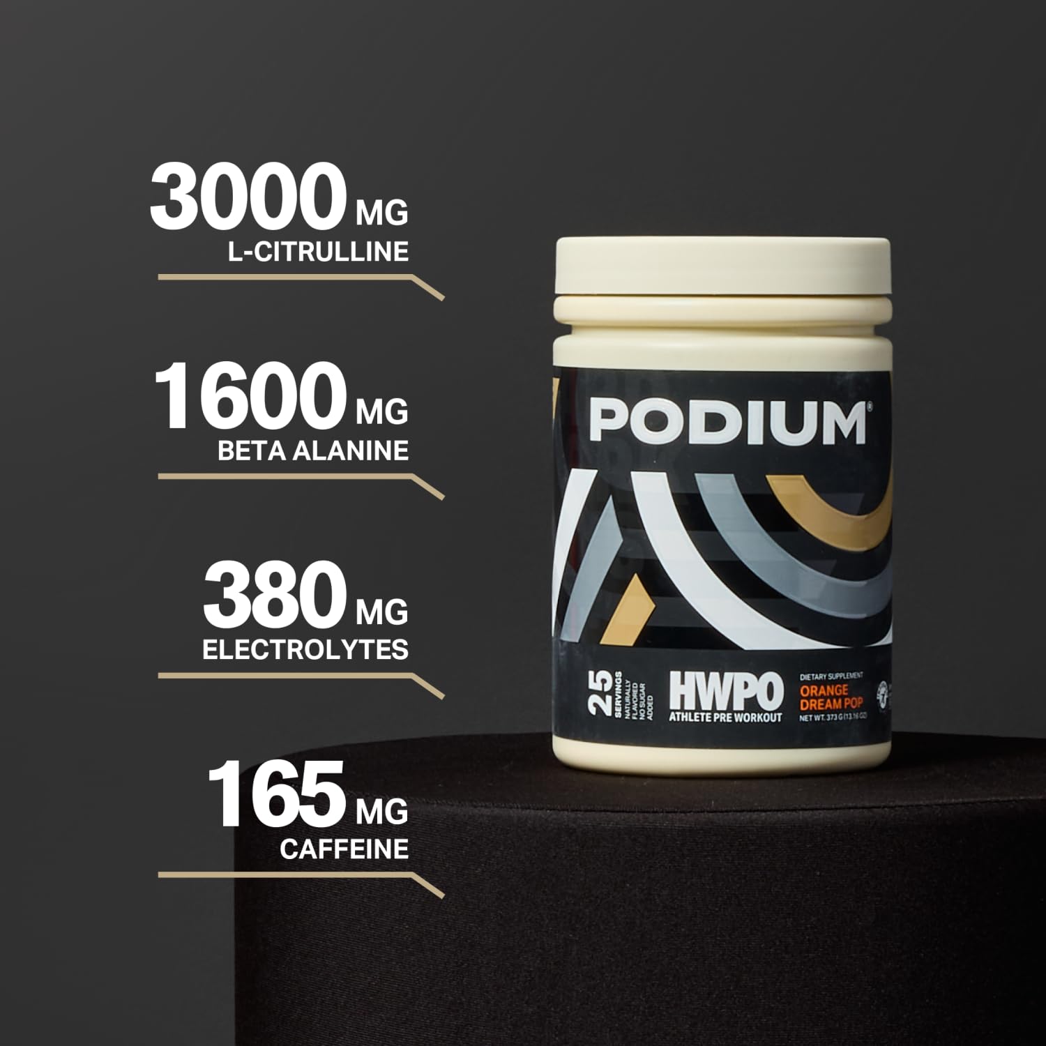 Podium Nutrition, Athlete Pre Workout Powder, Orange Dream Pop, 25 Servings, Beta Alanine Podium Nutrition uk supplements