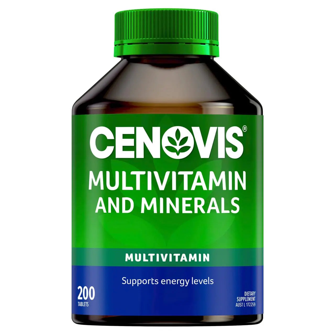 Cenovis Multivitamin and Minerals 200 Tablets Cenovis uk supplements