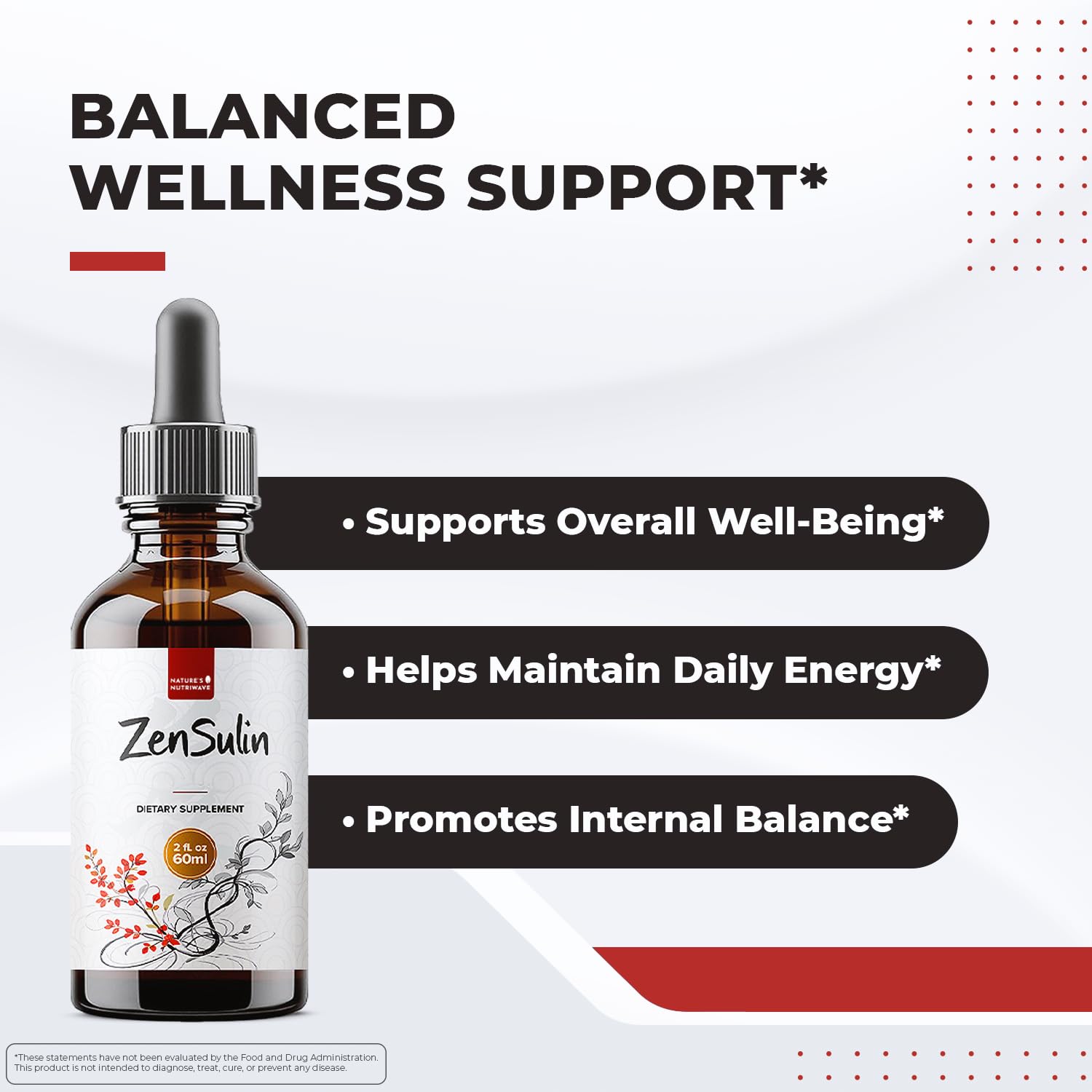 Nature’s NutriWave ZenSulin – Natural Liquid Supplement with Cinnamon, Licorice Root, Turmeric & More – 60ml, 1 Month Supply – Non-GMO, Gluten-Free, Made in USA Nature’s NutriWave uk supplements
