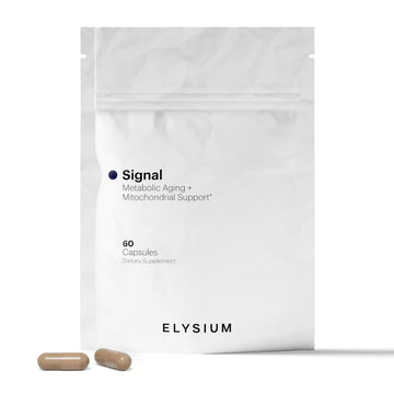 ELYSIUM Signal NMN Supplement - Clinically Proven to Support NAD+ Production, Mitochondrial Function & Metabolic Health - Nicotinamide Mononucleotide and SIRT3 Activation Complex- 30 Day Supply ELYSIUM uk supplements