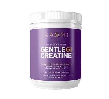 NAOMI Gentle GI Creatine with OPTIBIOME®, Gut-Friendly Creatine Monohydrate for Muscle Strength, Recovery & Mental Focus, Non-GMO, Clean, Daily Creatine Supplement for Men & Women NAOMI uk supplements