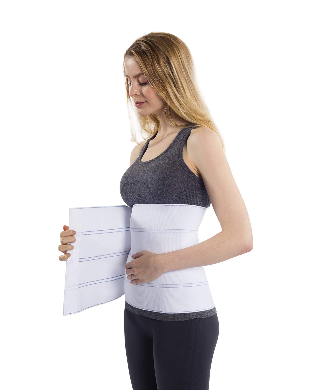 NYOrtho Abdominal Binder Lower Waist Support Belt - Compression Wrap for Men and Women NYOrtho uk supplements