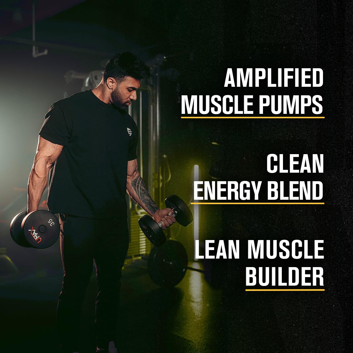 Jacked Factory Nitrosurge Build Pre Workout with Creatine for Muscle Building - Con Cret Creatine Powder & elevATP for Intense Energy, Powerful Pump Jacked Factory uk supplements