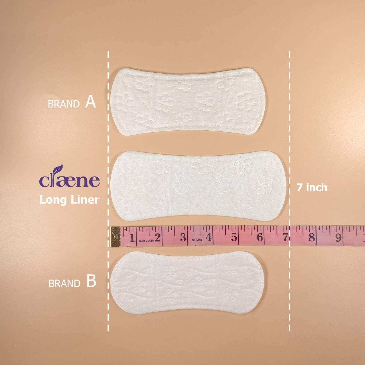 Claene Organic Cotton Panty Liners, Unscented, Thin, Cruelty-Free, Daily, Breathable Organic Panty CLAENE uk supplements