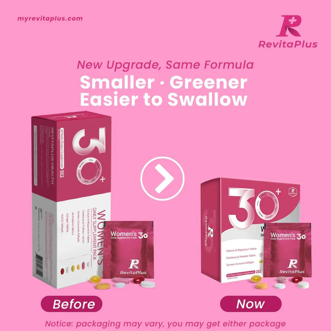 RevitaPlus Multivitamin for Women with Vitamin A,B,C,D3,E,K2,Biotin, Collagen,Krill Oil,Cranberries Supports Energy,Wellness,Beauty and Immune RevitaPlus uk supplements