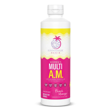 Liquid Multivitamins for Women Immune Support Supplement Liquid Vitamins for Women Multi | with B Vitamins D3 Lions Mane Ginseng Curcumin MCT Oil | Sunwarrior uk supplements
