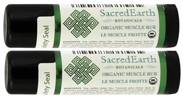 Sacred Earth Botanicals Organic Muscle Rub Single (2-Pack) Sacred Earth Botanicals uk supplements