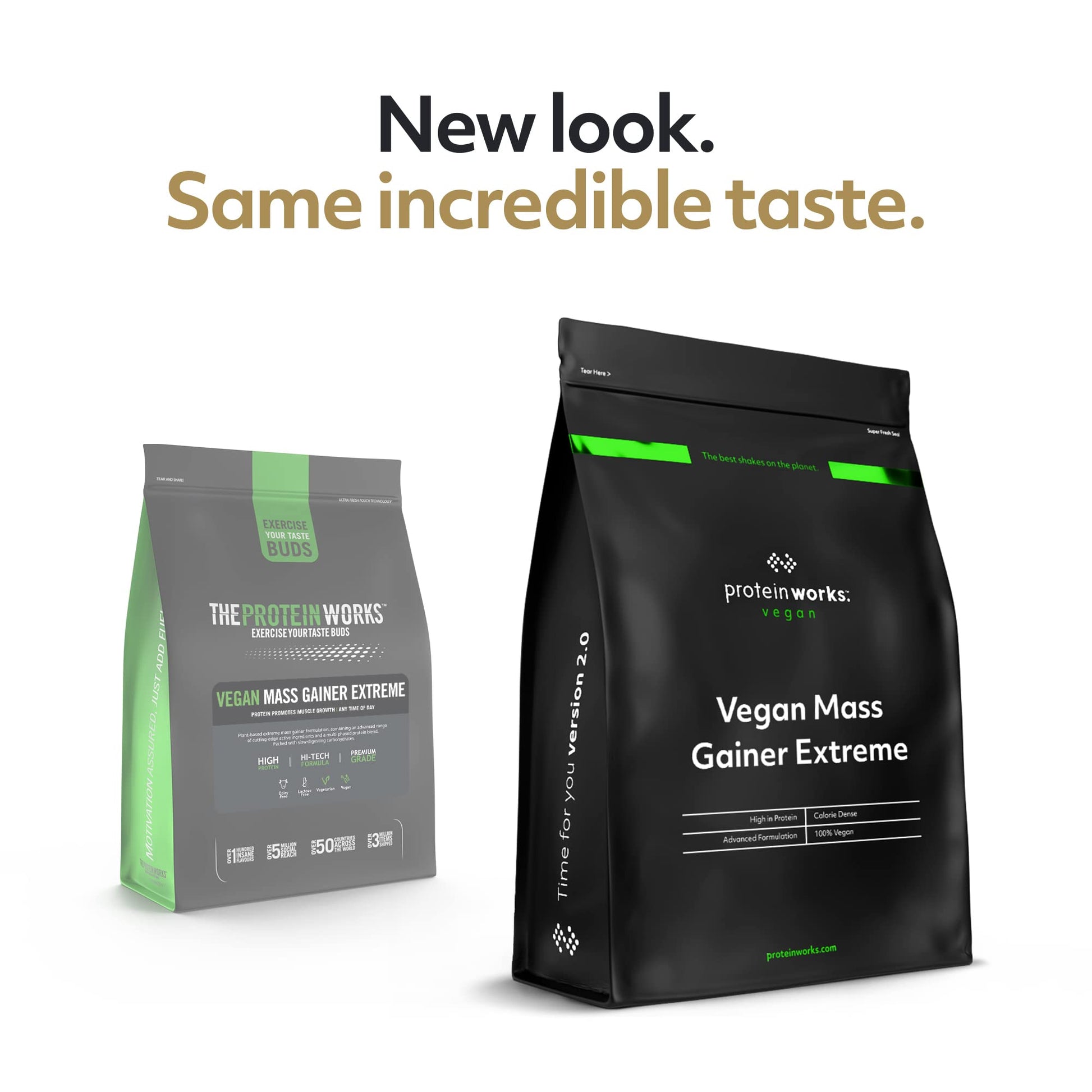 Protein Works - Vegan Mass Gainer Extreme | High Calorie Protein Powder | Weight Gainer Protein Works uk supplements