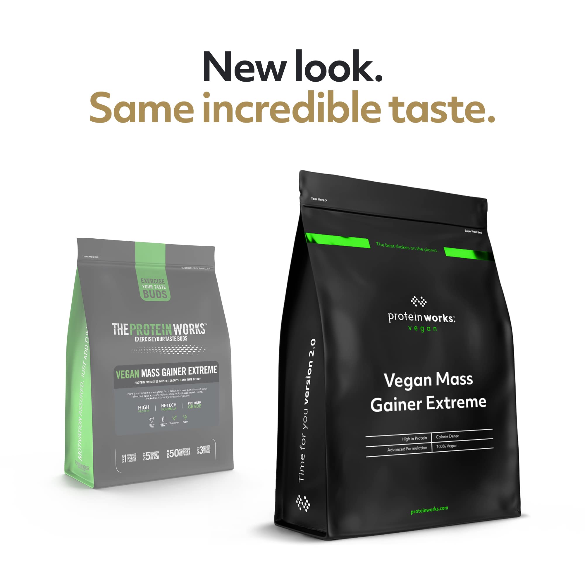 Protein Works - Vegan Mass Gainer Extreme | High Calorie Protein Powder | Weight Gainer Protein Works uk supplements