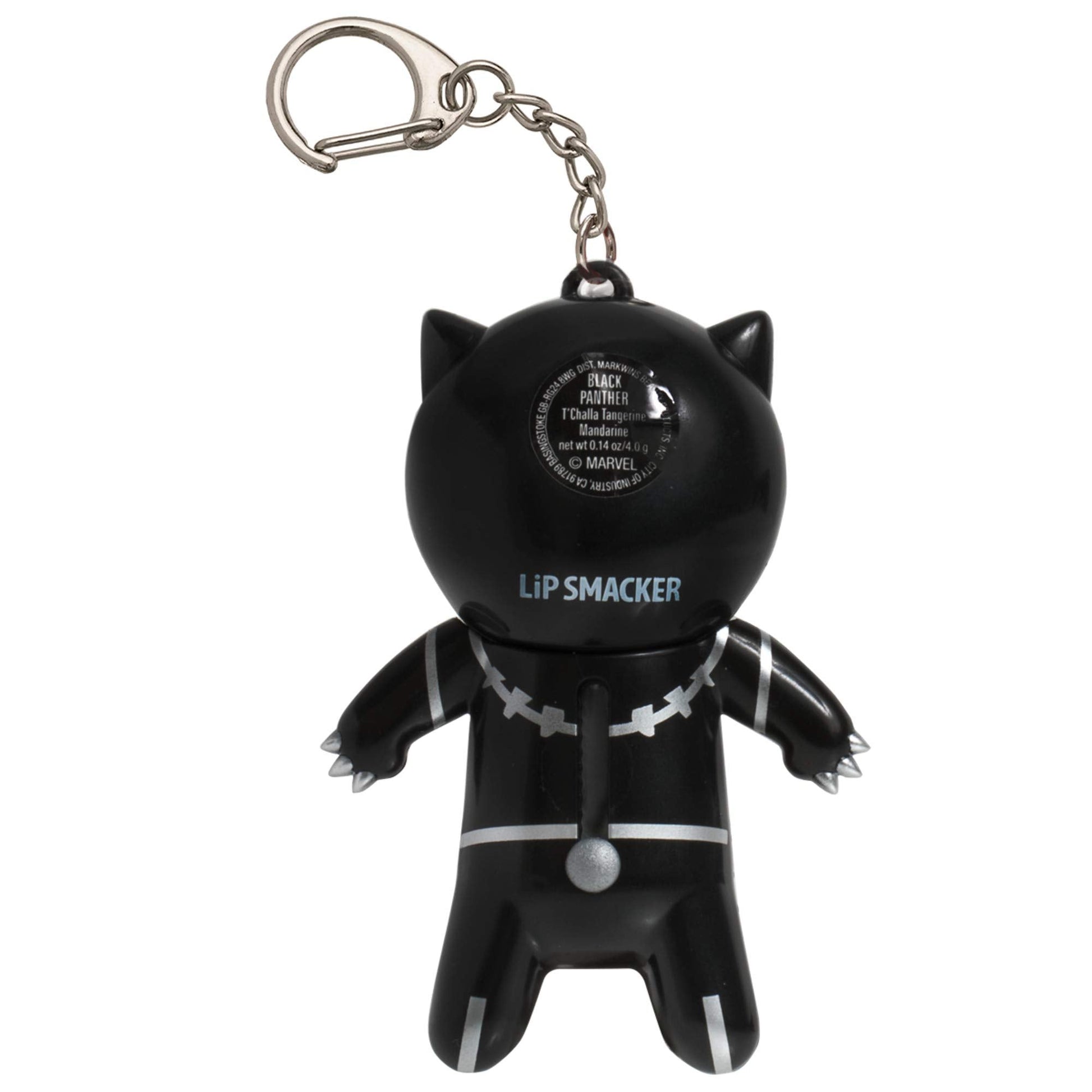 Lip Smacker Marvel Lip Balm Keychain, Clear & Glossy, Fun & Giftable, Cruelty Free - Black Panther Lip Smacker uk supplements