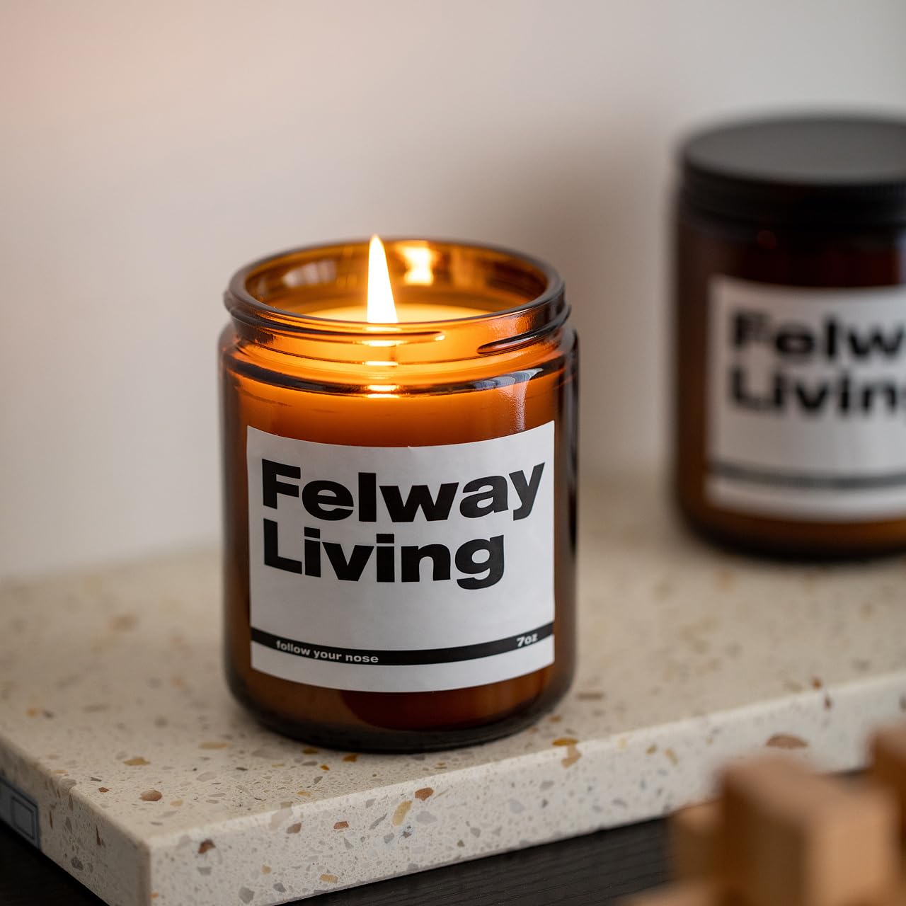 FELWAY Vanilla Scented Candle, Organic Soy Candle for Home Scented, 7 oz Long Lasting, Gift for Women's FELWAY uk supplements