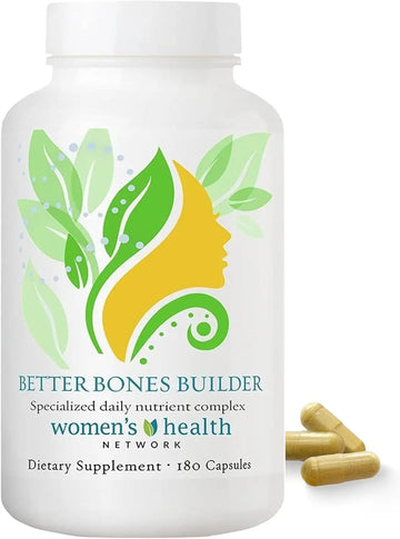 Better Bones Builder - 32-in-1 Calcium Supplements for Women, 300mg Calcium with Vitamin A, C, D3, K, and 300mg Magnesium, Zinc Selenium Women's Health Network uk supplements