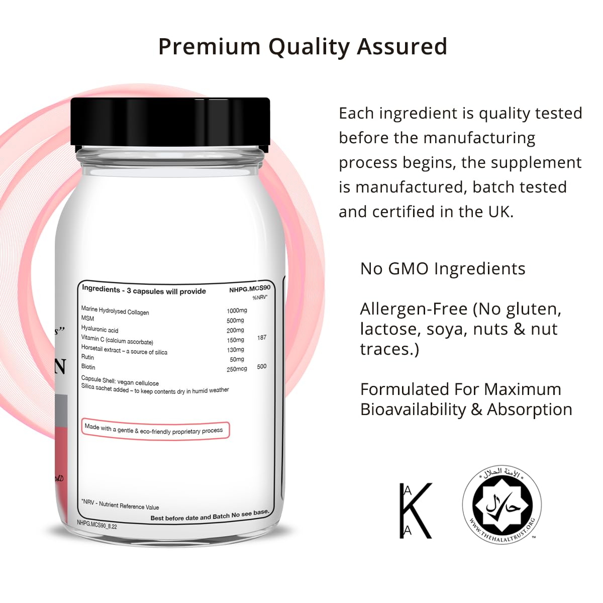 Advanced Marine Collagen Support, specifically Designed to Support Skin NHP The Natural Health Practice uk supplements