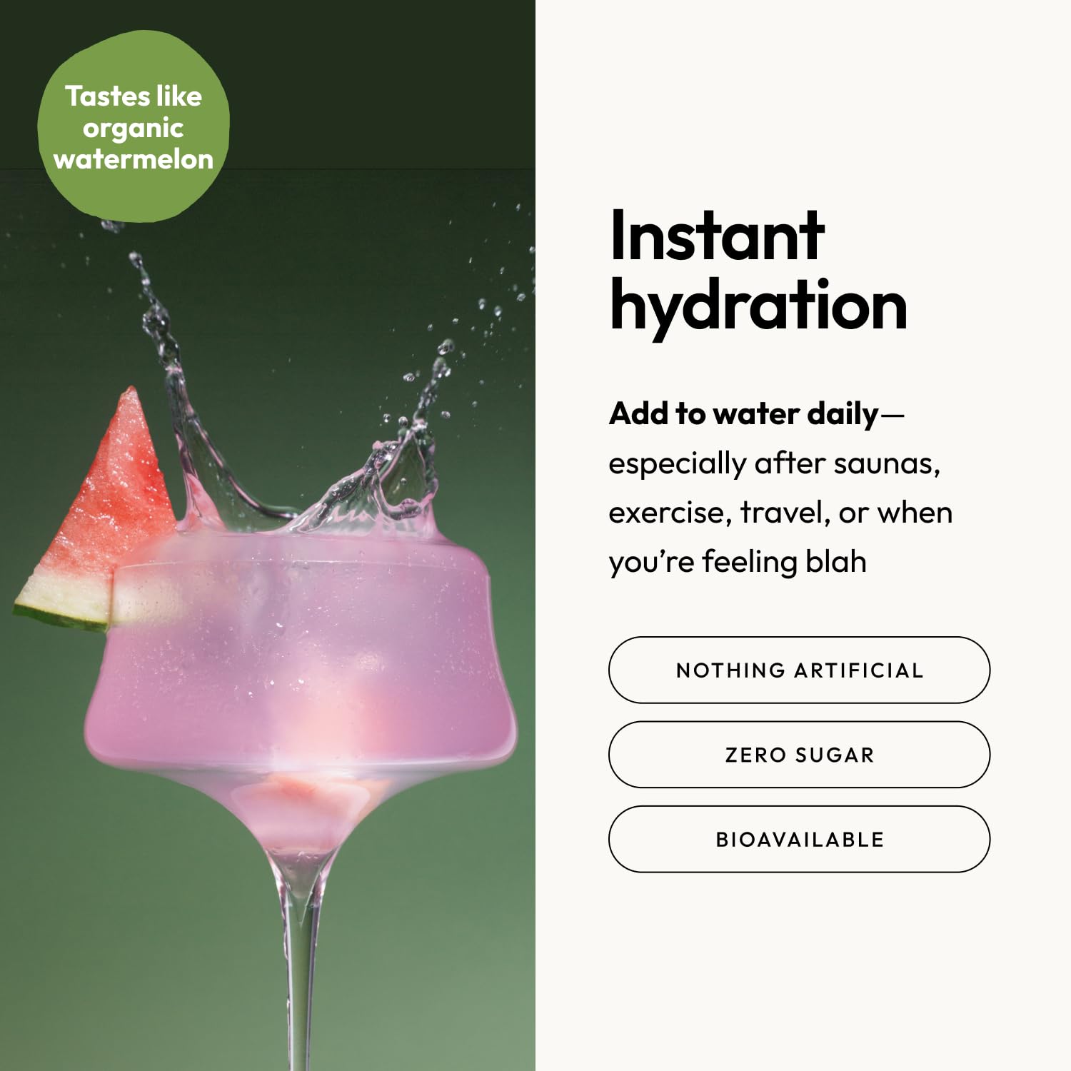Moon Juice Mini Dew Electrolytes Powder - Sugar Free Minerals & Electrolyte Hydration Powder for Instant Hydration & Brain Support - Magnesium, Calcium, Potassium, Pink Salt, Watermelon, 30 Servings Moon Juice uk supplements