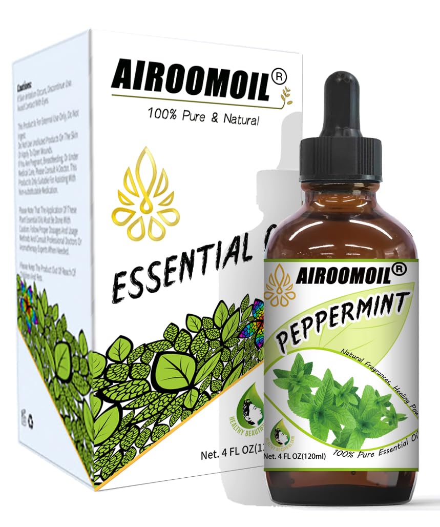 airoomoil Invigorating Peppermint Essential Oil for Showers Skin Use Shampoo Soap Ideal airoomoil uk supplements