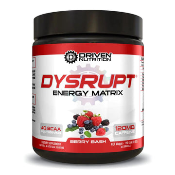 Driven Nutrition DYSRUPT: BCAA + Caffeine with Electrolytes: Sugar & Gluten Free Supplement Driven Nutrition uk supplements