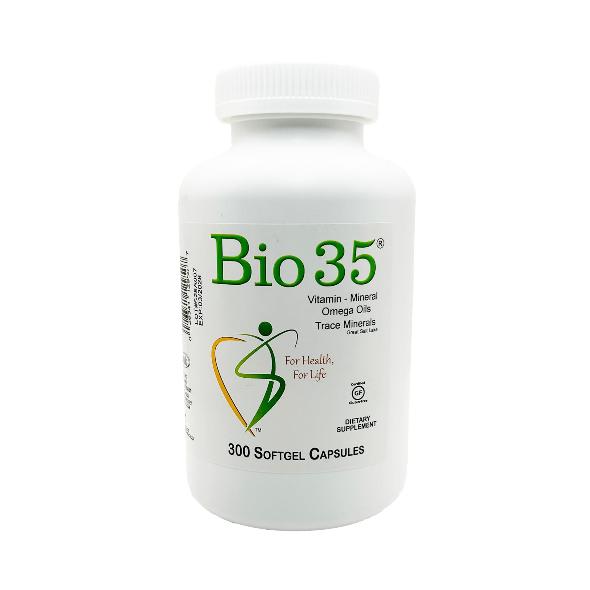 Bio35 / 300 sg Original, Gluten Free, Daily Multivitamin for Men & Women Wellness – Bio35 High Potency Softgel with Trace Minerals, Multi Vitamins for Immune Support, Digestion, & Energy, Biotek, For Health, For Life uk supplements