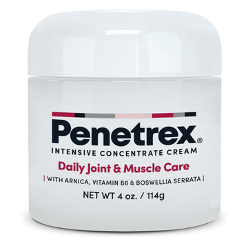 Penetrex Joint & Muscle Therapy - Soothing Comfort for Back, Neck, Hands, Feet - Premium Whole Body Rub with Arnica, Vitamin B6 MSM & Boswellia - Non-Greasy 4oz Cream Penetrex uk supplements