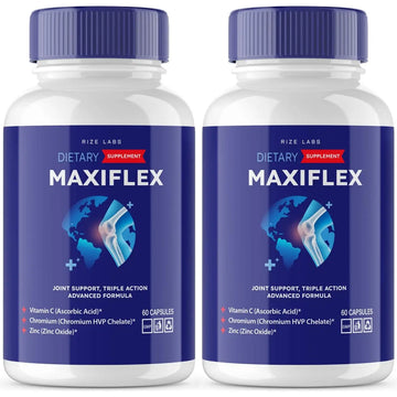 rize labs -Mexiflax All Natural Suppplement, Capsules for Joint Support, Pills for Mobility and Flexibility, Advanced Formula Supplement, Triple Action (120 Capsules) rize labs uk supplements