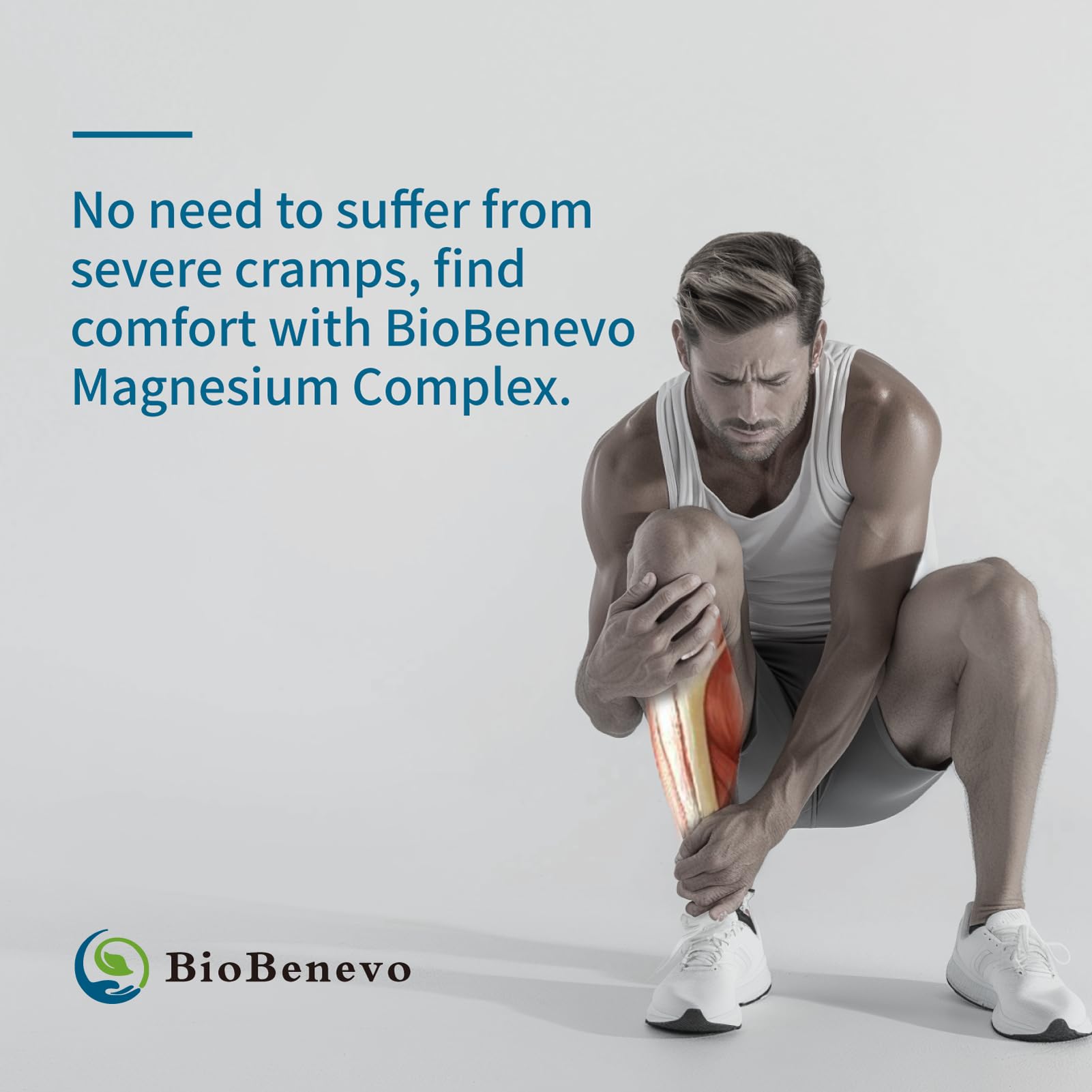 5-in-1 Magnesium Complex | 320mg of Magnesium Glycinate, Malate, Citrate… | Support for Sleep, Muscle Relaxation, and Energy Metabolism | High Absorption | Vegan, Non-GMO | 120 Capsules BioBenevo uk supplements