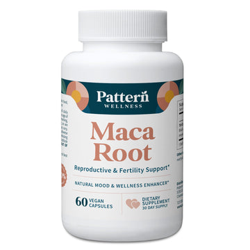 Pattern Wellness Maca Root Extract 20:1-500mg Per Serving – for Men & Women – Tri-Color Black/Red/Yellow Blend – 60 Vegan, Non-GMO Capsules Pattern Wellness uk supplements