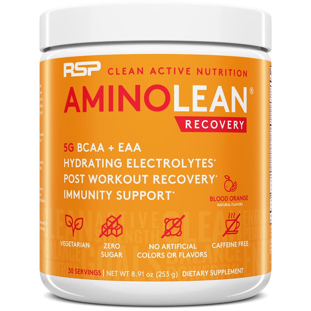 RSP AminoLean Recovery - Post Workout BCAAs Amino Acids Supplement + Electrolytes RSP NUTRITION uk supplements