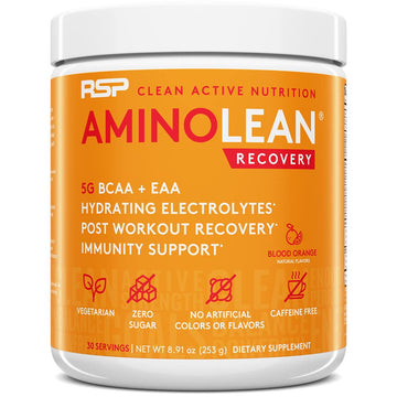 RSP AminoLean Recovery - Post Workout BCAAs Amino Acids Supplement + Electrolytes RSP NUTRITION uk supplements