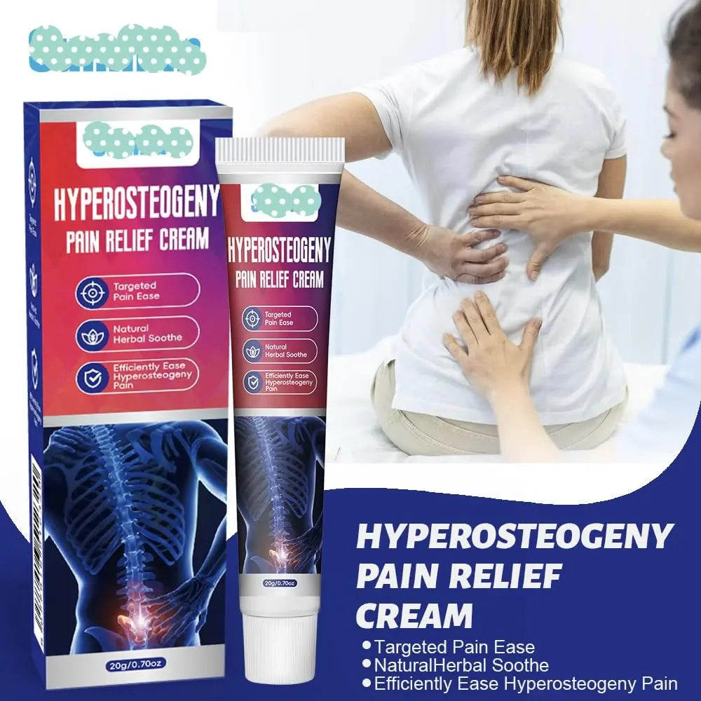 MOSYFEIBI Hyperosteogeny Pain Relief Cream - Natural Herbal Soothing Cream for Joint, Back, Neck & Knee Discomfort, Gentle Topical Massage Cream for Targeted Comfort (2 Boxes) MOSYFEIBI uk supplements