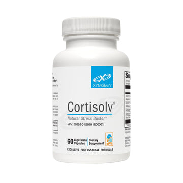 XYMOGEN Cortisolv Cortisol Supplement - Ashwagandha Supplement with L Theanine to Support Healthy Cortisol Levels, Energy, Relaxation and Mental Clarity (60 Capsules) XYMOGEN uk supplements