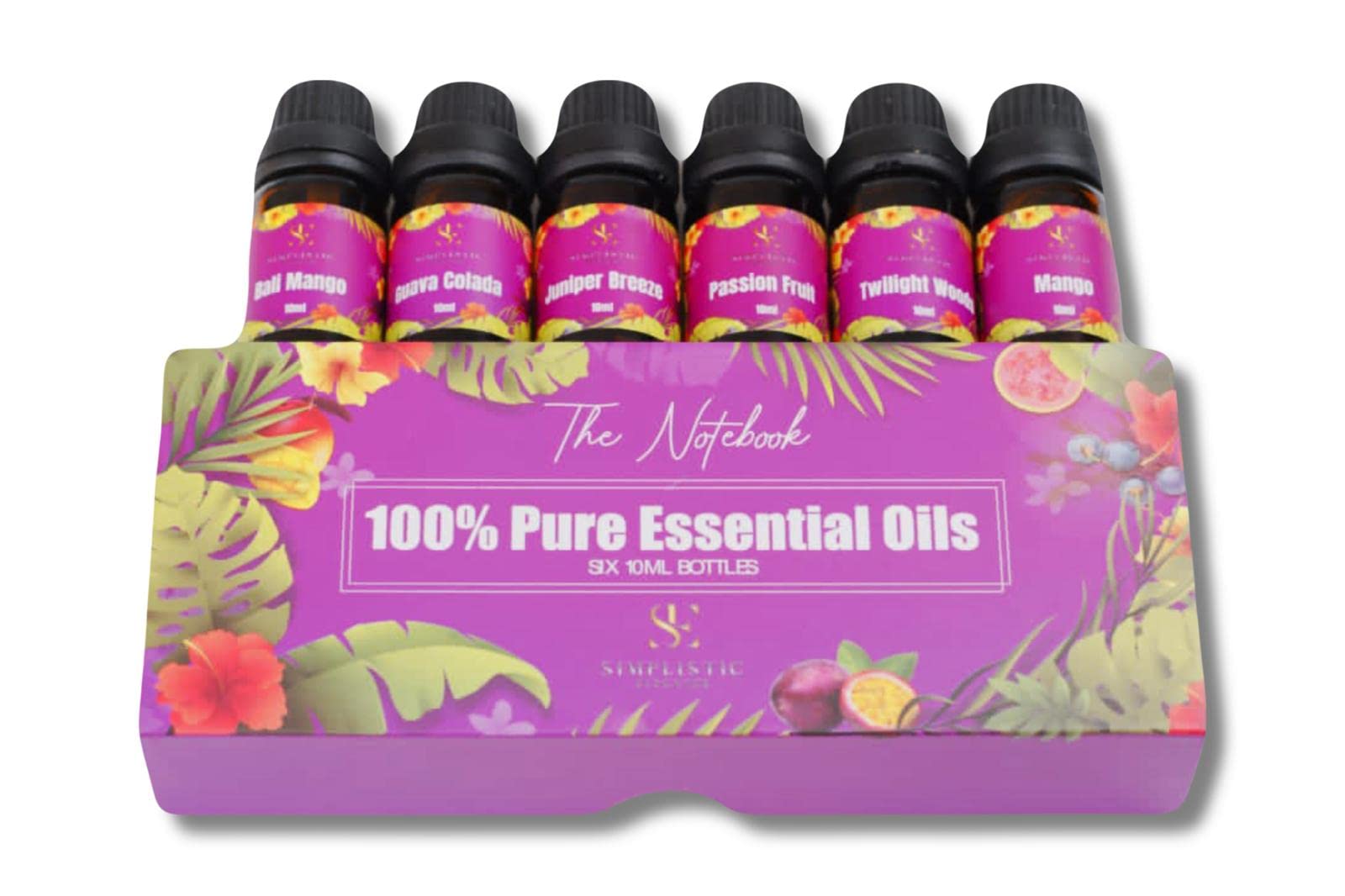 Simplistic Elegance Essential Oils Set - Top 6 Natural Aromatherapy Oils for Diffusers Humidifier Massage Simplistic Elegance uk supplements