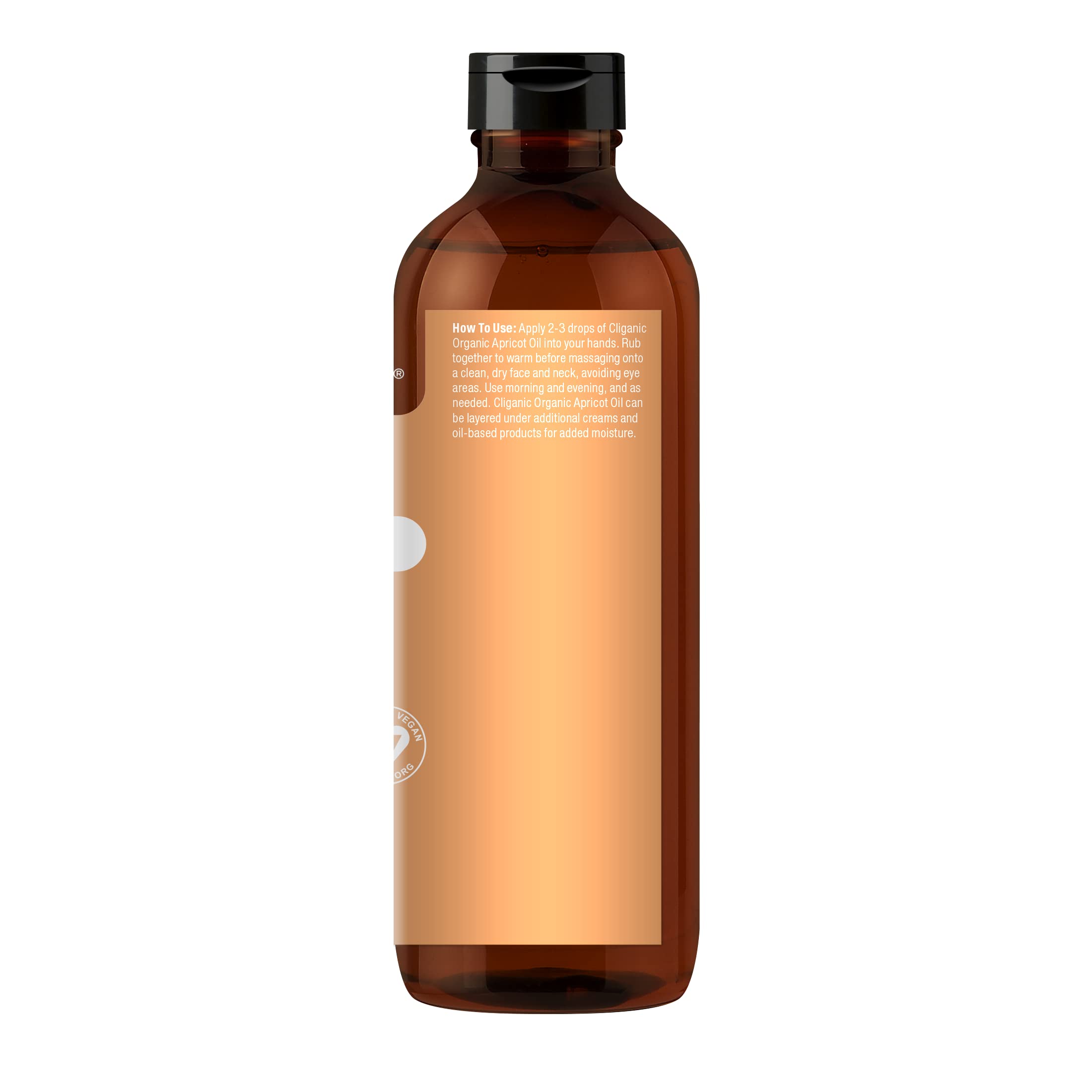 Cliganic Organic Apricot Oil, 100% Pure (8oz) - For Skin, Hair & Face | Natural Cold Pressed Unrefined Cliganic uk supplements