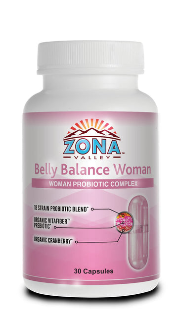 Zona Valley Belly Balance Woman 30 Capsules - Prebiotic and Microencapsulated probiotic Zona Valley uk supplements