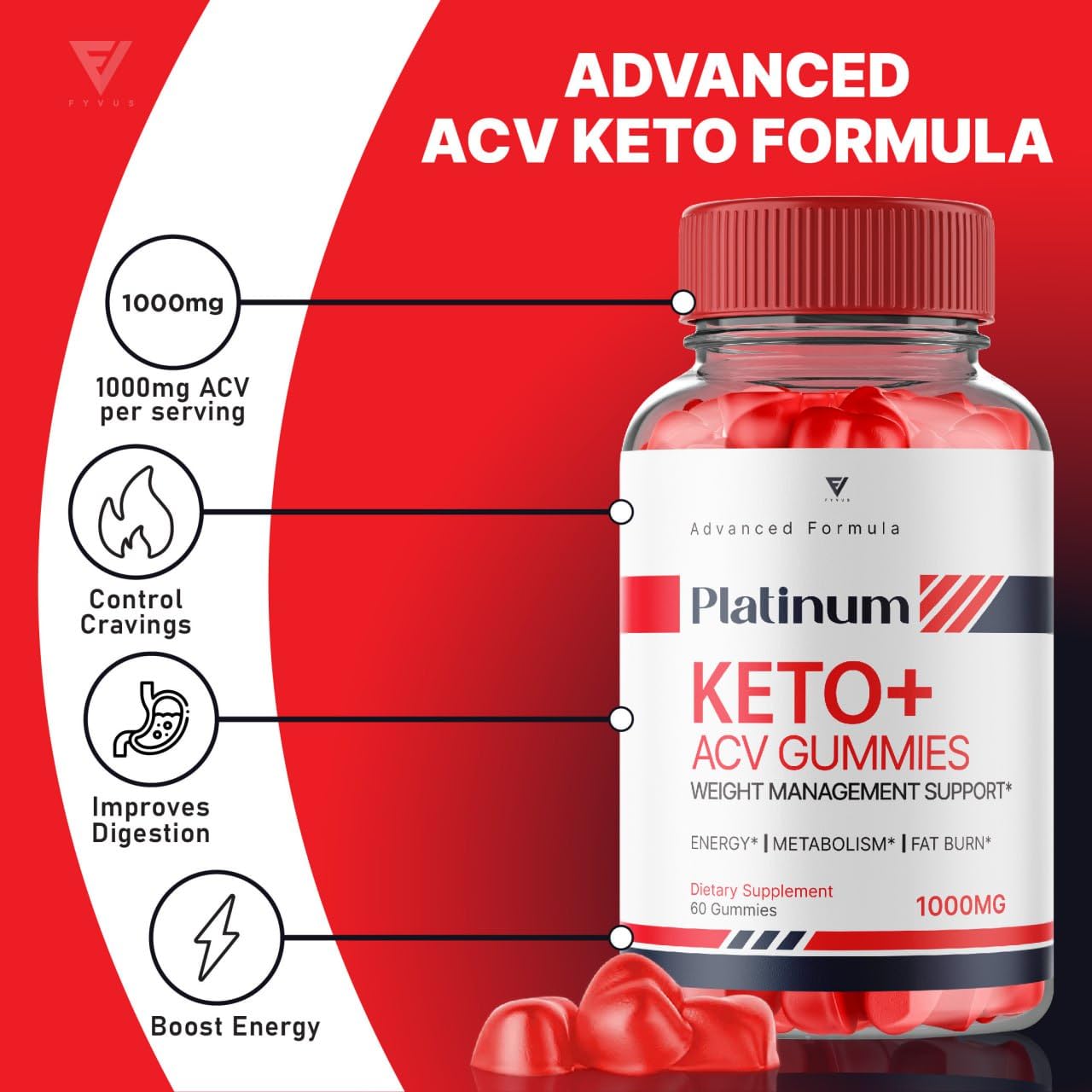(3 Pack) Platinum Keto ACV Gummies, Platinum Keto ACV Gummies Advanced Weight Loss Kohzie uk supplements