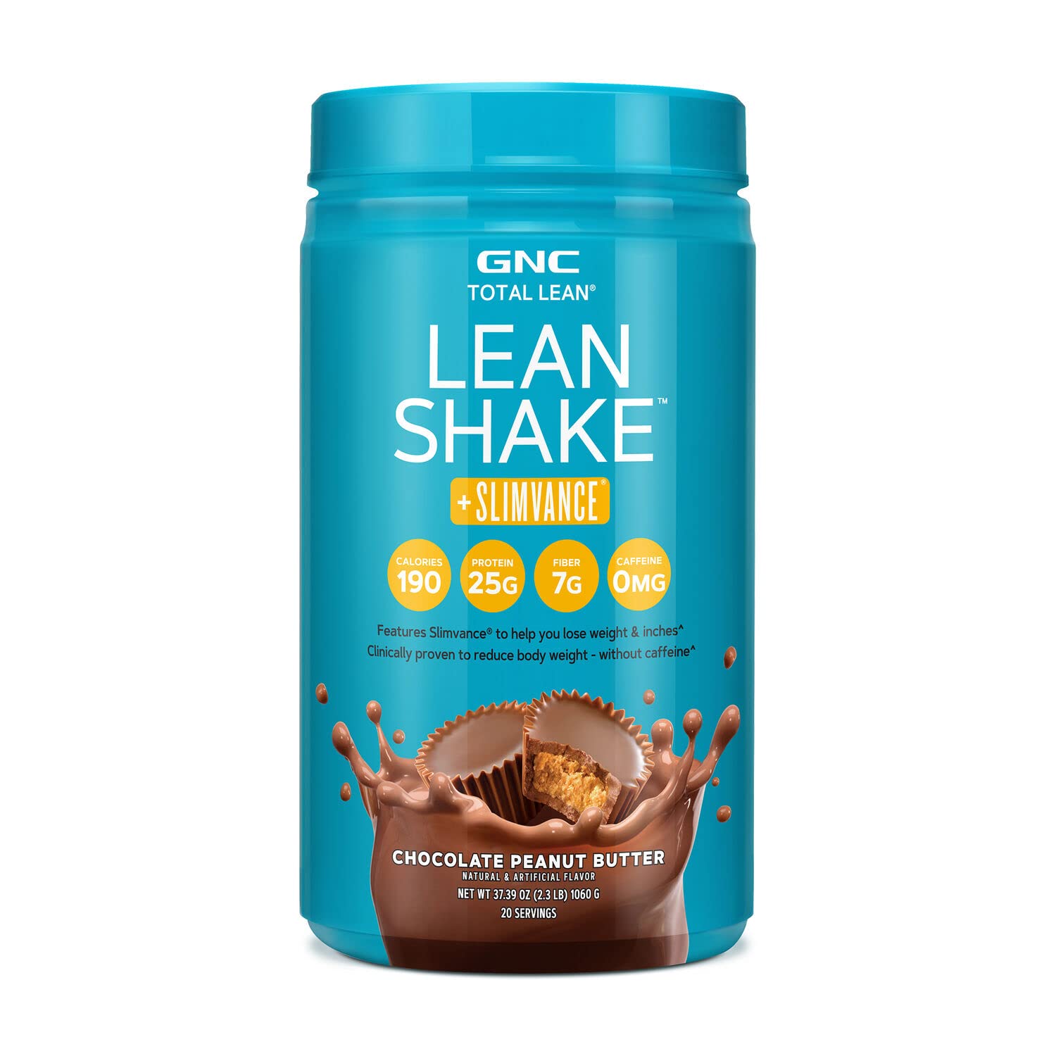 GNC Total Lean Shake + Slimvance | Caffeine Free Protein Powder, Helps Reduce Body GNC uk supplements