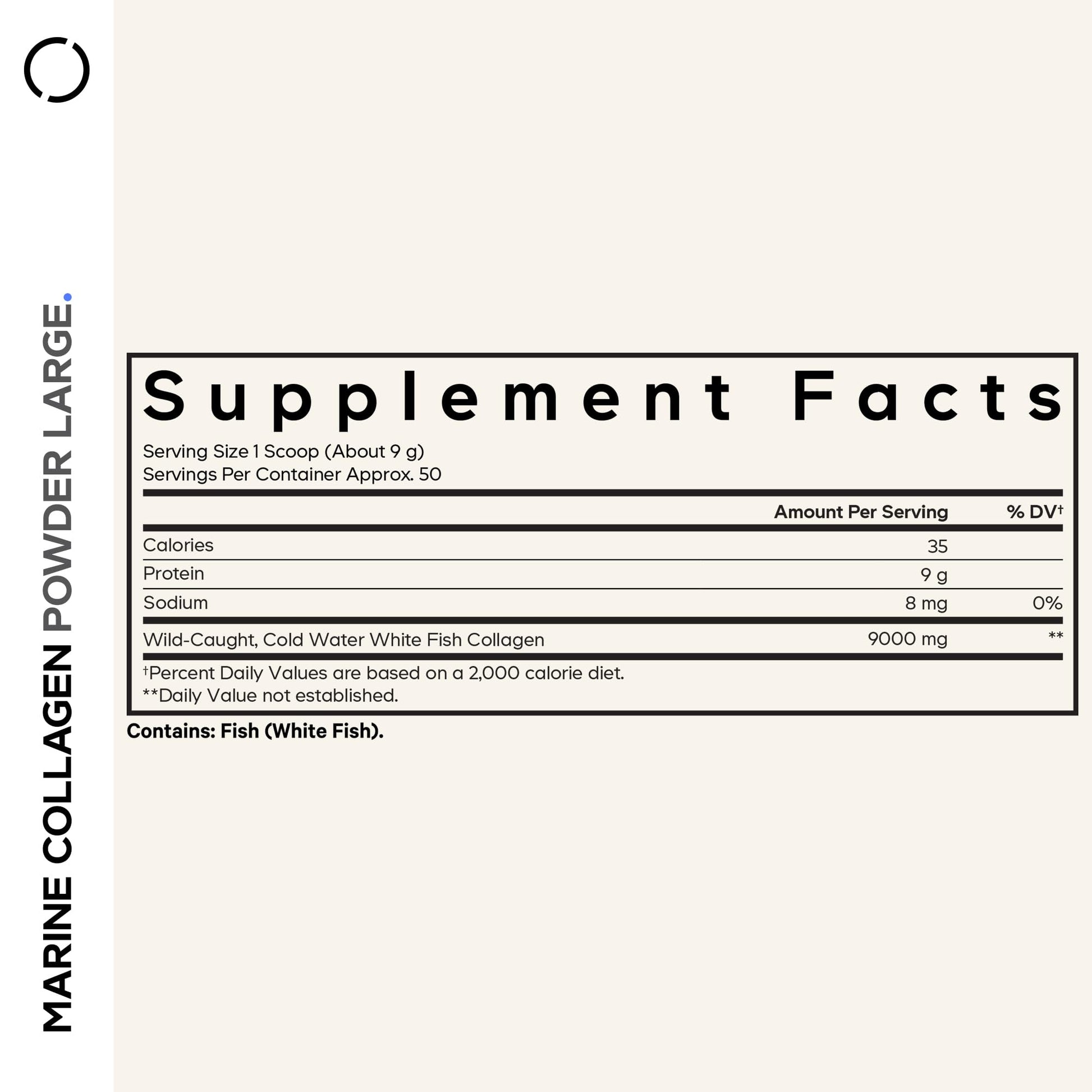 Codeage Marine Collagen Powder - Wild-Caught Hydrolyzed Fish Collagen Peptides - Type 1 & 3 Collagen Protein Supplement - Amino Acids for Skin, Hair, Nails - Paleo Friendly, Non-GMO, 15.87 Ounces Codeage uk supplements
