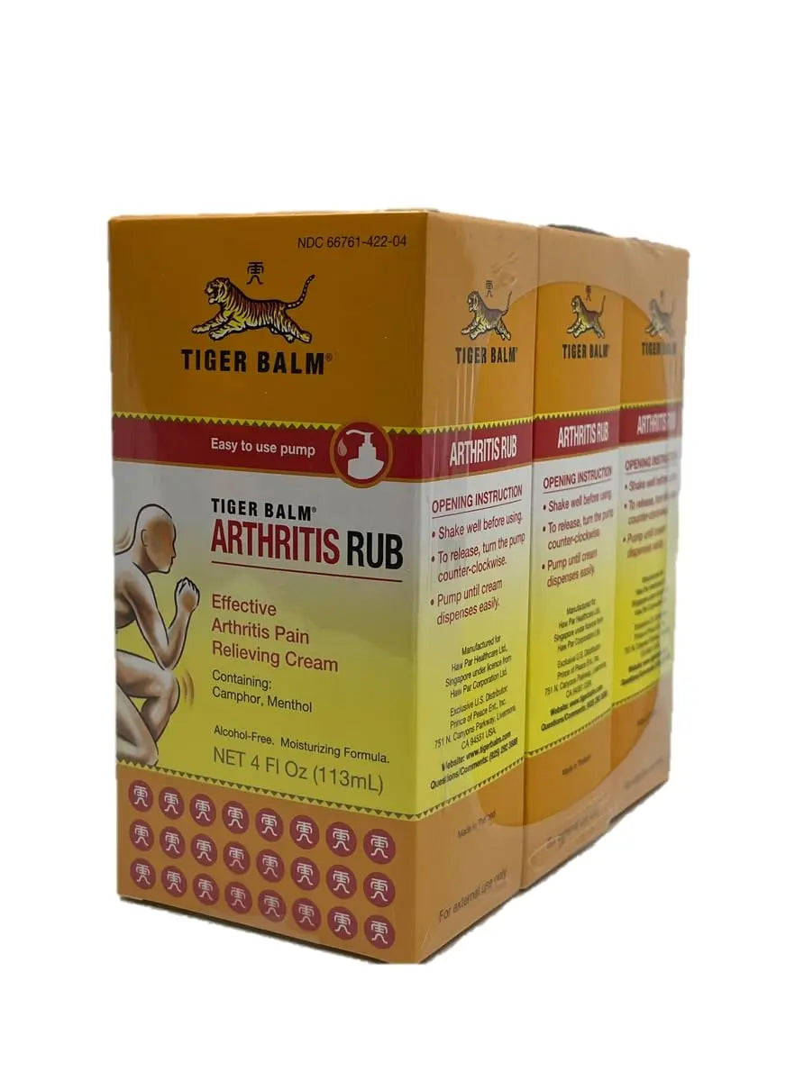 Tiger Balm Arthritis Rub 3-Pack Tiger Balm uk supplements