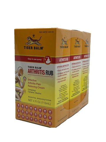 Tiger Balm Arthritis Rub 3-Pack Tiger Balm uk supplements