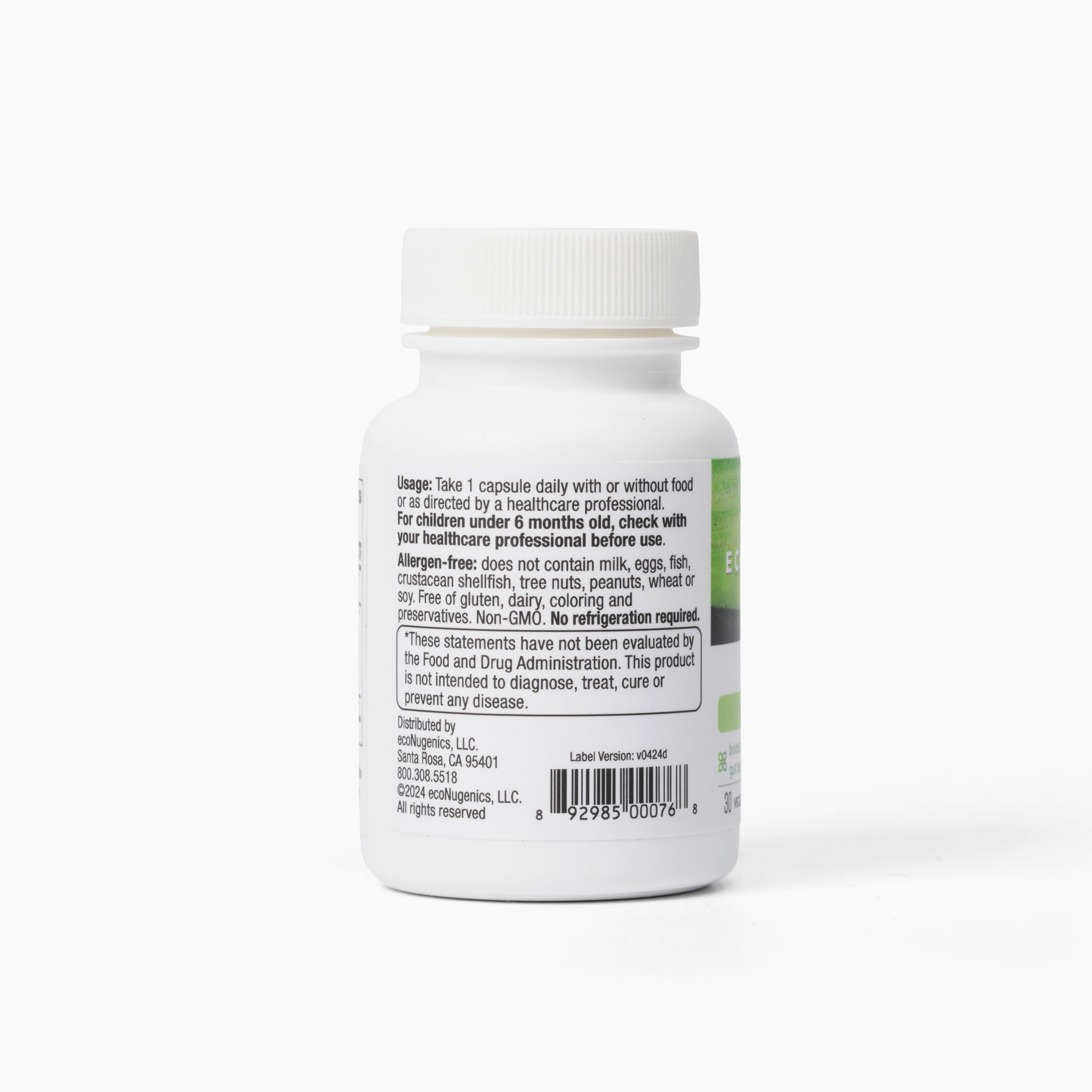 EcoNugenics PowerBiotic: Prebiotic, Probiotic & Postbiotic for Men & Women – 30 Capsules (1 Daily) – Supports Digestive Health, Gut Cleanse, Constipation Relief, Immune Function EcoNugenics uk supplements