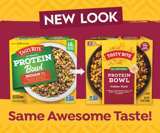 TASTY BITE Indian Protein Bowl, 8.8 Ounce, Pack of 6, Ready to Eat, Microwaveable TASTY BITE uk supplements