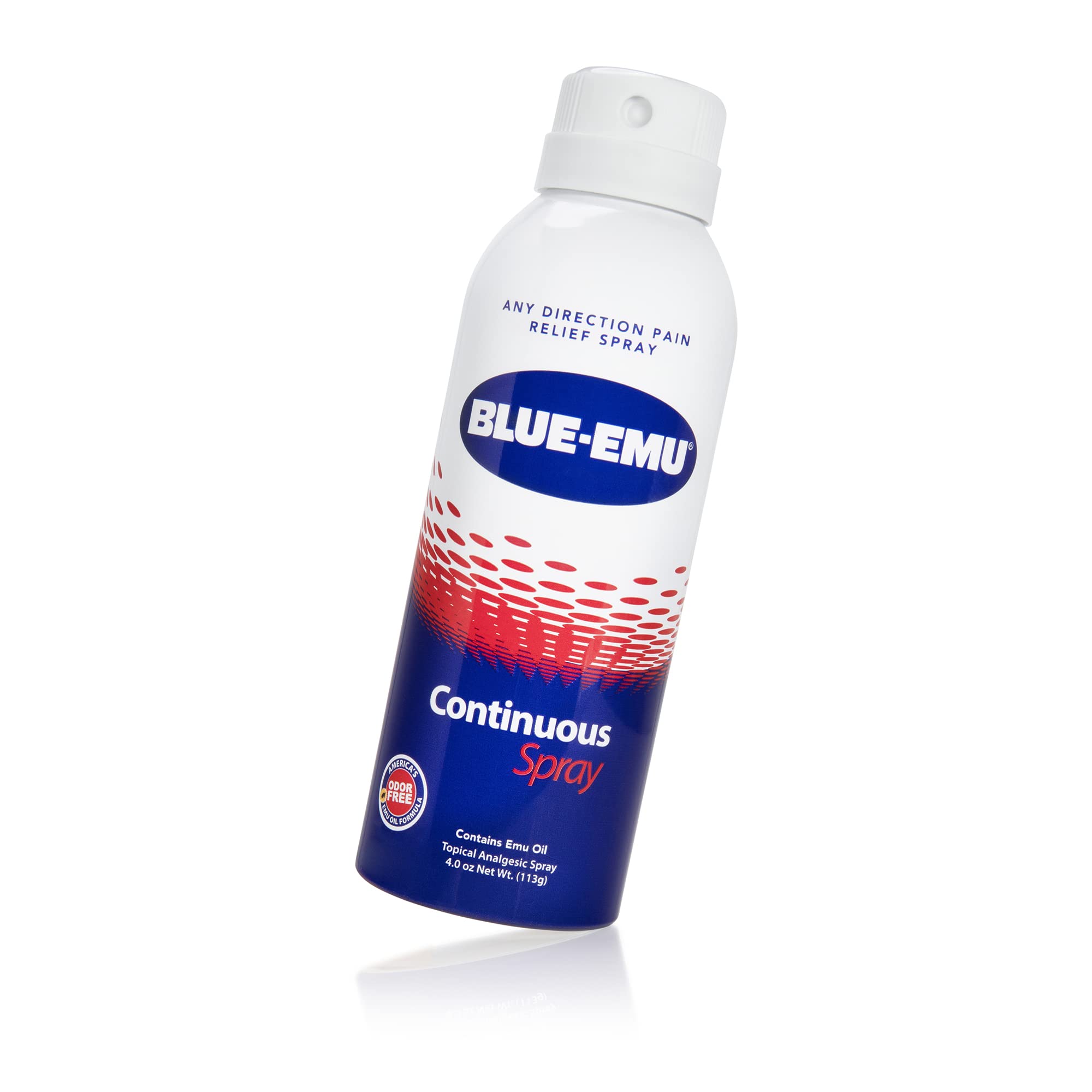 Blue-Emu Continuous Pain Relief Spray for Fast-Acting Joint & Muscle Relief, 4 Oz, 1 Pack BLUE-EMU uk supplements