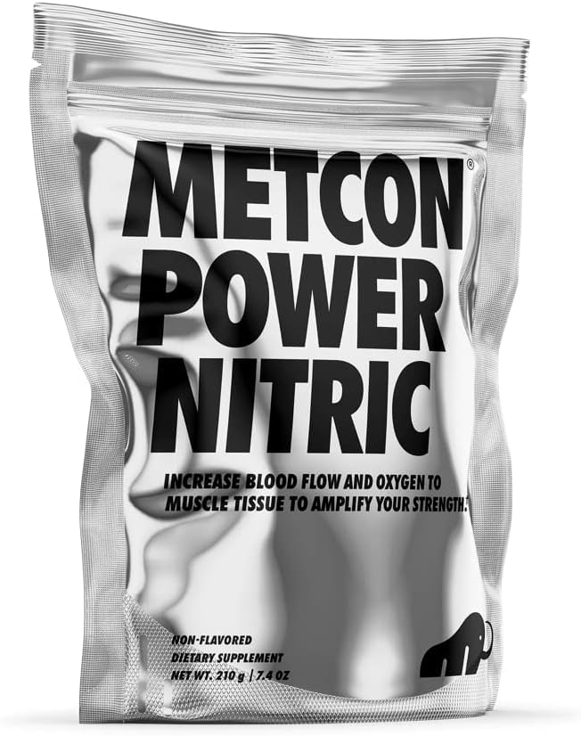 MetCon Power Pre-Pump Nitric Oxide Booster - Pre-Workout Supplement - Increase Blood MetCon uk supplements