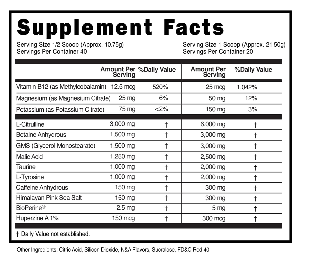 Natty Labs Prehistoric Pump Pre Workout - Preworkout Energy Supplement · 300mg Caffeine Natty Labs uk supplements