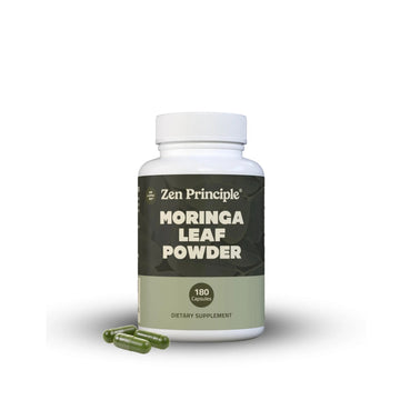 Zen Principle Organic Moringa Oleifera. Ultra-Premium. Provides an All Natural Energy Boost and Multi-Vitamin Zen Principle uk supplements